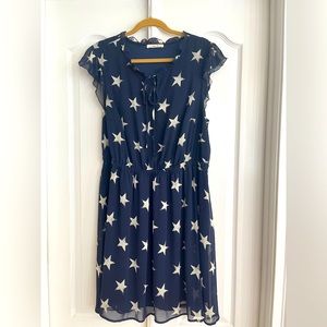 Size 2X JessyB navy/white star dress A PATRIOTIC PRIZE!
